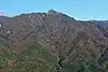 入道ヶ岳上部から望む鎌ヶ岳