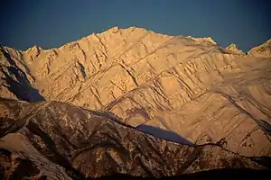 冬の唐松岳