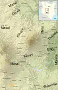 ナイロビとケニア山周囲の部族名