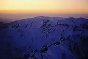 槍ヶ岳より(夕景)