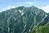 越百山から望む南駒ヶ岳