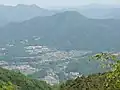 南南東から見た百蔵山