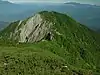 木曽前岳から望む麦草岳（2002年8月3日撮影）