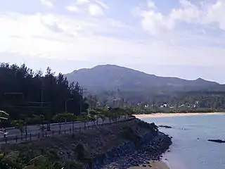 恩納村のアカティーダバンタより