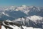 飛騨山脈の槍・穂高連峰