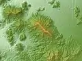 象頭山周辺の地形図