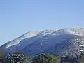 冠雪したメロン山