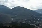 明神ヶ岳付近より望む台ヶ岳