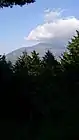 根の上高原から見た恵那山