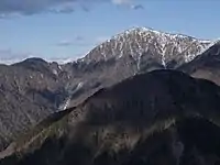 神奈川県最高峰、蛭ヶ岳(1,673 m)
