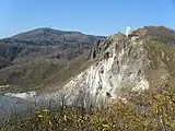 日和山と大湯沼（2008年11月）