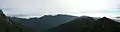 鳳凰三山（中央）北岳付近より