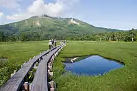 木道は計画的に更新される（上：2009年9月、下：2011年7月）
