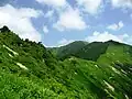 大津岐峠方面から