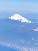 駿河湾上空から