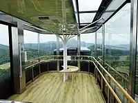 スロープカーの内装