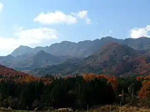 左奥のピークが一番岳と呼ばれる山頂