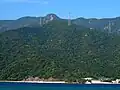 明神崎から見た蠑螺が岳