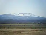 白老方面から眺めた樽前山