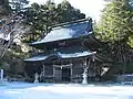 七面山敬慎院にある随身門