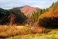 県民の森側から見た梵珠山