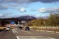 浪岡市街地（国道7号）から