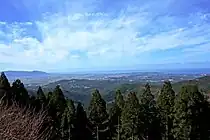 展望台からの西側の眺め