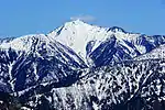 立山の大観峰から望む鹿島槍ヶ岳(南峰)