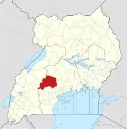 Location of ムベンデ県