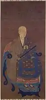 絹本著色無為昭元像（長興寺所蔵）