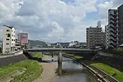 武庫川と三田市街地