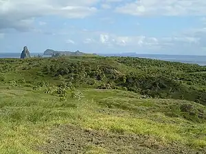 山頂から南を望む