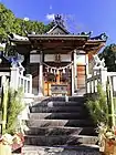 胸形神社拝殿（八草町、2019年（平成31年）1月）