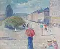 『カール・ヨハンの春の日』1890年。ベルゲン美術館。
