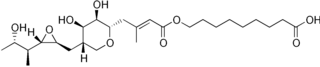 Structural formula of mupirocin