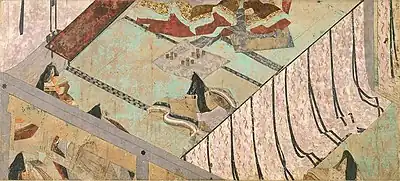 紫式部日記絵巻（五島美術館所蔵）