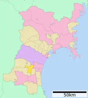 村田町位置図