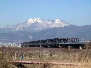 飯縄山と村山橋