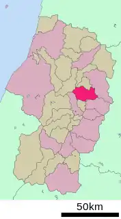 村山市位置図