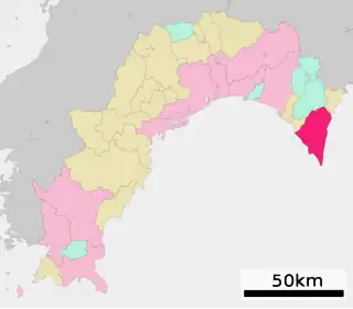 室戸市位置図