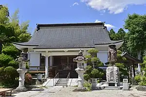 無量寿寺の本堂（鉾田市下冨田）