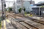 構内踏切（2023年5月）