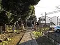 参道の京王競馬場線踏切