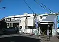 建設中の橋上駅舎(2010年12月)