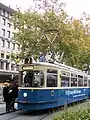 博物館へ向かうシャトル列車（2022年現在運休中）（2007年撮影）