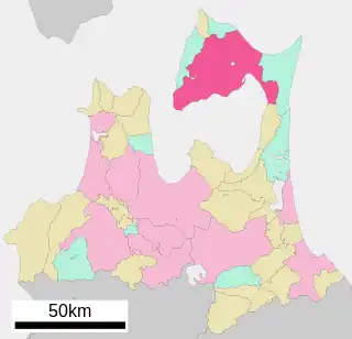 むつ市位置図