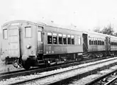 置き換え対象となった木造のイギリス製電車（ミトレ線）