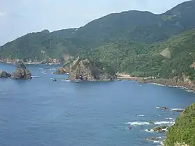 十三仏公園からの妙見浦の風景