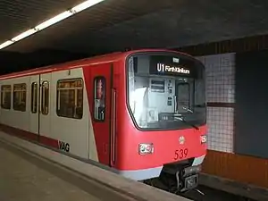 U1のDT2型車輌。