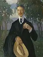 ニコライ・グミリョフ(詩人)の肖像画 (1909)  トレチャコフ美術館